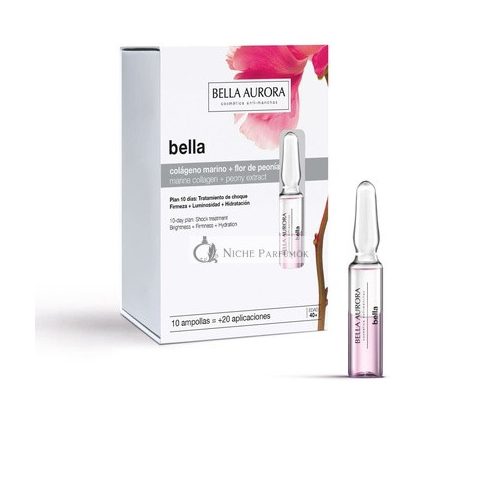 Bella Aurora Anti Wrinkle Ampoules 10 x 2ml Intensive and Fast Acting Reduce Wrinkles Improve Skin Texture Bella