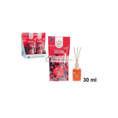 Mikado Red Fruits 30ml Ambient Perfume Diffuser with Sticks