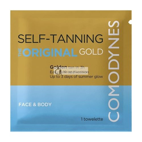 Comodynes Self-Tanning Natural + Uniform Color Towelette Pack of 8