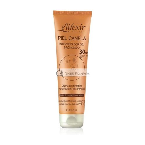 Elifexir Piel Canela Tanning Cream and Self-Tanning for the Face with SPF30 Sun Protection 150ml