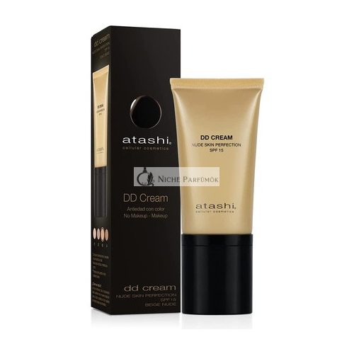 Atashi Anti-Ageing DD Cream Treatment without Makeup Color Retinol Airless Nude Beige Shadow SPF15 50ml