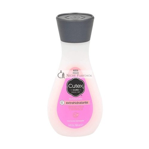 Extra-hydrating nail polish remover with moisturizing lotion flask 100 ml