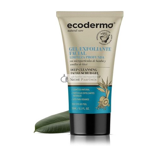 Ecoderma Exfoliating Gel 150ml - Eliminates Dead Skin Cells, Dirt and Excess Sebum