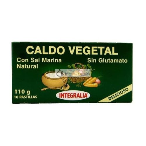 Nutricosmetics - Integralia Caldo Vegetal Eco Con Sal Marina 6 Cubitos X 11g