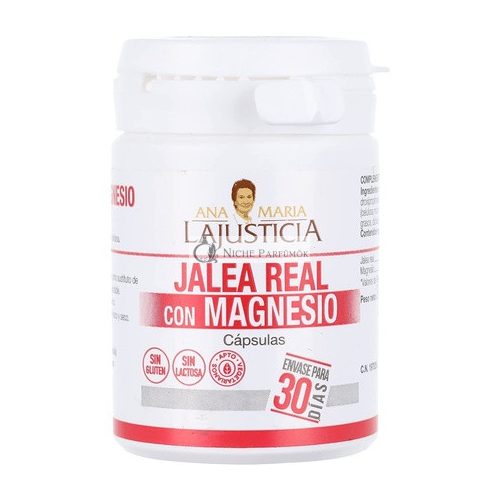 ANA MARIA LAJUSTICIA Royal Jelly with Magnesium 60 Caps