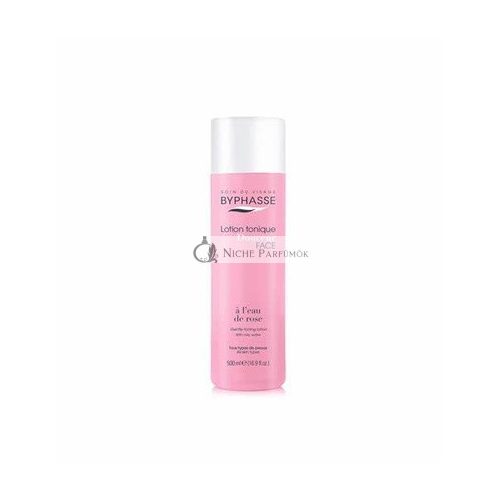 Byphasse Gentle Tonic with Rose Water for All Skin Types 500ml