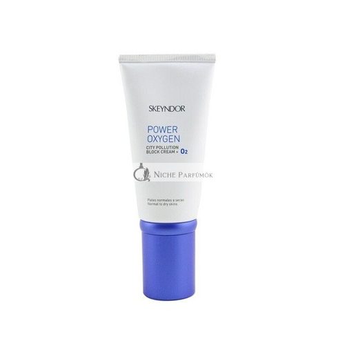 SKEYNDOR Power Oxygen City Pollution Block Cream + O2 for Normal to Dry Skin