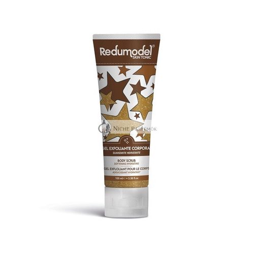 Redumodel Skin Tonic Body Scrub Gel with Bamboo Particles, Apricot, and Papaya Enzymes - Softens and Moisturizes the Skin