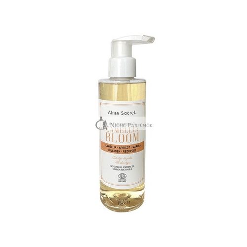 Camellia Bloom Face Cleansing Oil with Vegan Collagen, Redupore, and Green Tea Extracts 200ml