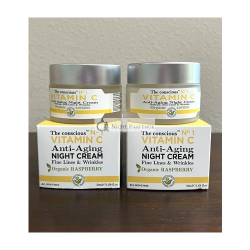 Biovene Barcelona The Conscious Vitamin C Anti-Aging Night Cream Raspberry