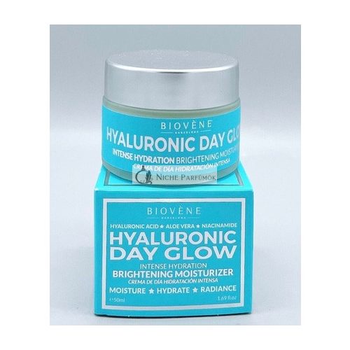 Biovene Hyaluronic Day Glow Hydration Brightening Moisturizer 1.69oz