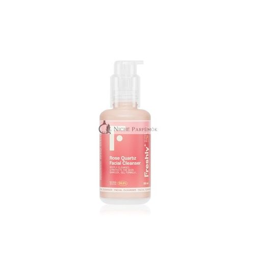 Freshly Cosmetics 99% Natural Face Cleanser Gel for Irritation-Free Cleansing Rose Quartz 100ml