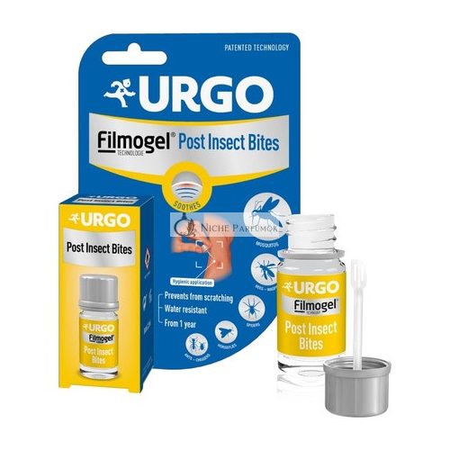 Urgo Post Bites Filmogel Prevents Scratching and Soothes Itching 2ml Bottle with Built-in Spatula