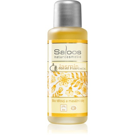 Saloos Jasmine Body and Massage Oil - 50 ml, Jasmine Scent