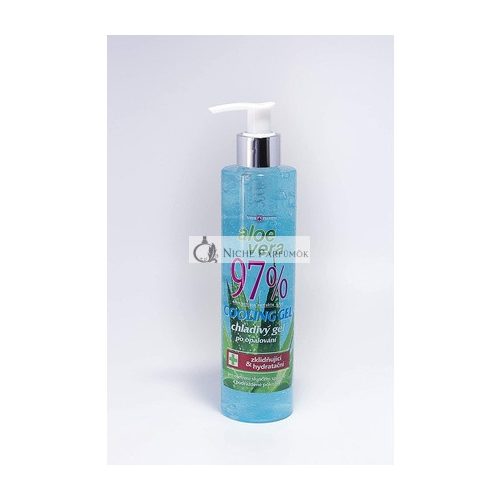 Aloe Vera Gel 97% Cooling and Regenerating Gel After Sunbathing Small Wounds After Bite Sting Healer Burning After Shave