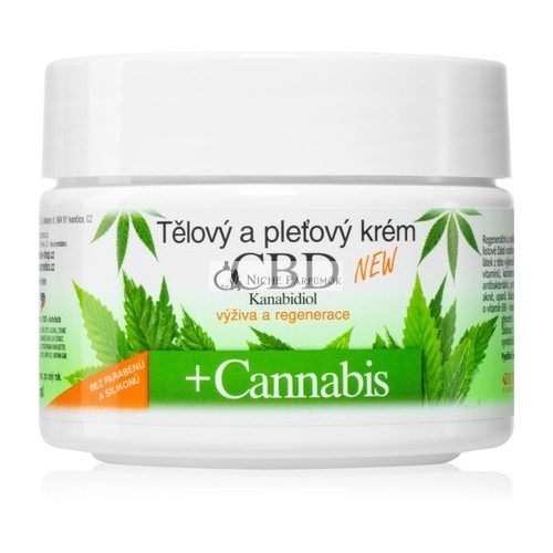 Bione Cosmetics Cannabis CBD Nutrient Face and Body Cream - 260 ml