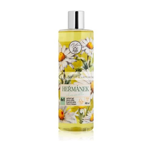 Bohemia Gifts & Cosmetics Chamomile 4-in-1 Body and Hair Cleansing Gel - 400 ml