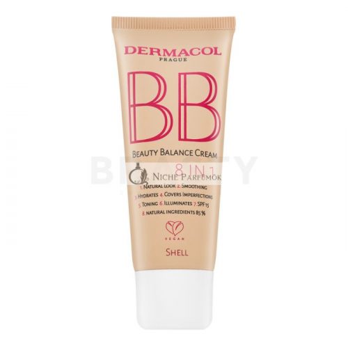 Dermacol BB Beauty Balance Cream 8in1 BB Cream for Unifying and Brightening Skin Shell 30 ml