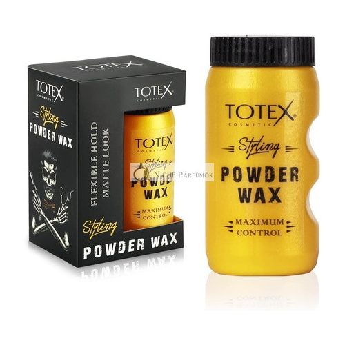 Totex Hair Styling Texturising Powder Wax Volumizing Thickening Dust Powder Flexible Hold Matt Look Maximum Control for Men and Women 20g Unscented