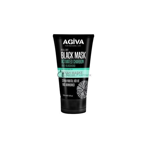 Agiva Peel Off Black Mask Activated Charcoal Anti-Blackhead 6oz