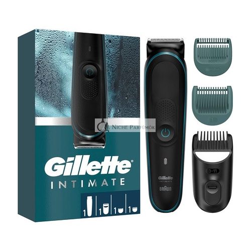 Gillette Intimate Trimmer for Men i5 for the Intimate Area SkinFirst Intimate Shaver with Lifelong Sharp Blades Waterproof Cordless for Wet and Dry Use