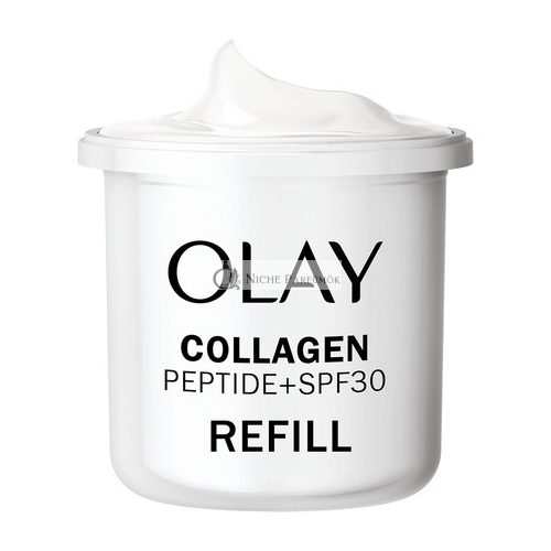 Olay Collagen Peptide Face Moisturizer Day Cream SPF 30 Refill Skincare with Niacinamide 99% Purity Anti-Aging Skin Care Strengthens Restores Hydrates 50ml