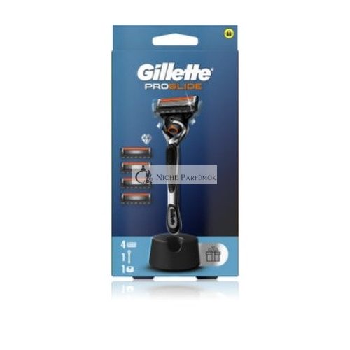 Gillette Pro Glide Razor With Stand And Replacement Blades