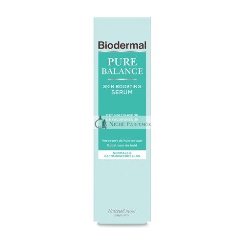 Biodermal Pure Balance Serum - Skin Boosting Serum - Serum With Hyaluronic Acid And Niacinamide - 30ml