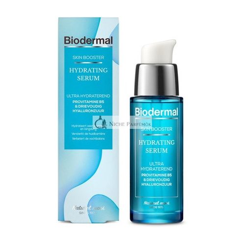 Biodermal Skin Booster Hydrating Serum - Ultra Hydrating, Hydrates Very Intensively And For A Long Time With Hyaluronic Acid And Vitamin B - Hyaluronic Acid Serum 30ml