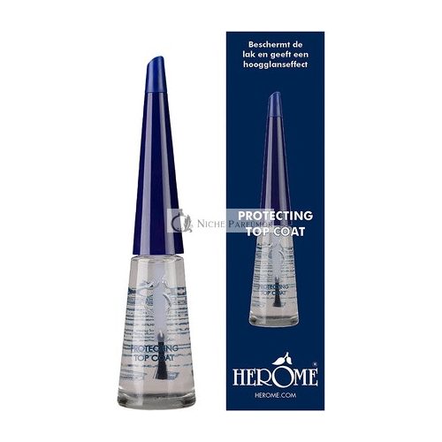 Herome Protecting Top Coat Clear Varnish with Glossy Finish 10ml