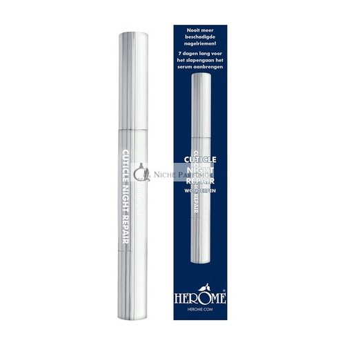 Herome Cuticle Oil Night Repair 1.9g with Almond Oil and Shea Butter - Visible in 7 Days