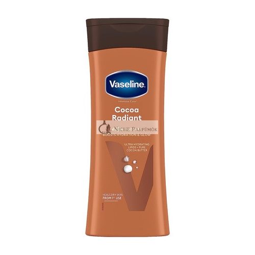 Vaseline Intensive Care Cocoa Radiant Body Lotion 100% Cocoa Butter for Dry Skin 400ml