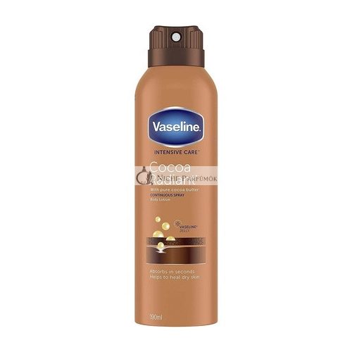 Vaseline Intensive Care Cocoa Radiant Spray Moisturizer for Very Dry Skin 190ml