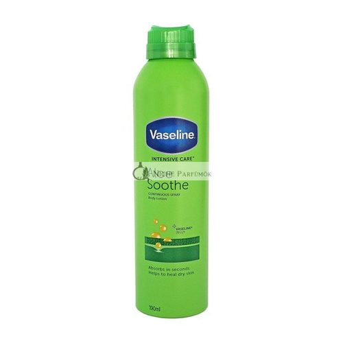 Vaseline Intensive Care Aloe Soothe Spray Moisturizer 190ml Aloe Vera