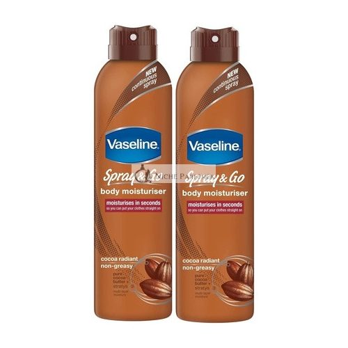 Vaseline Spray and Go Essential Healing Body Moisturiser 190ml