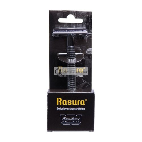 Rasura Safety Razor - Chrome On Blister - 10 Blades