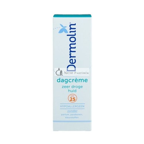 Dermolin Day Cream Very Dry Skin Spf 25 50 Ml - Moisturizing Protection For Dry Skin