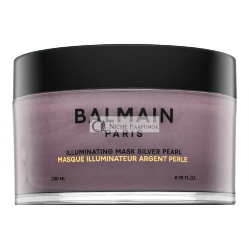 Balmain Illuminating Mask Silver Pearl Neutralizing Mask for Platinum Blonde and Gray Hair 200 ml