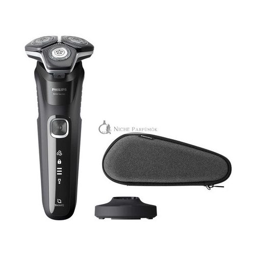 Philips S5000 Wet and Dry Shaver with Quick Charge, Transport Bag, and Washable Design