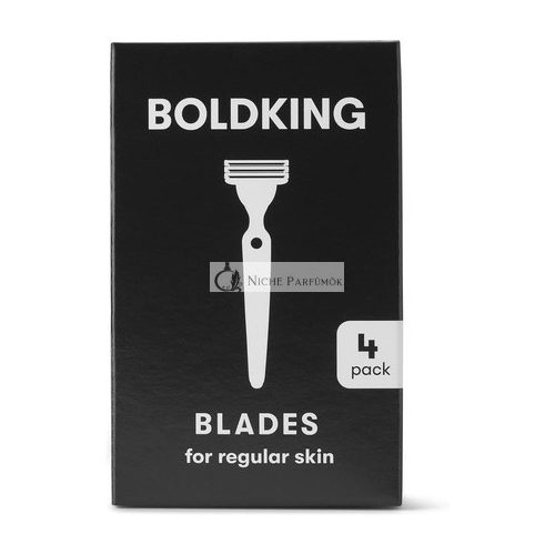 BOLDKING Razor Blades for Normal Skin - Refill Blades for Men - 1 Count