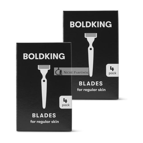 BOLDKING Razor Blades Duopack 8 Blades for Normal Skin