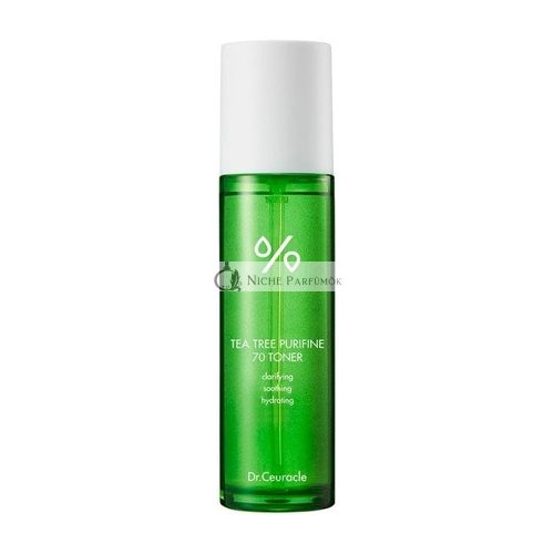 The Mildest Tea Tree Toner Effective Repairing Acne Treatment Korean Skin Care with Tea Tree 70% Extract Aloe Vera AHA Light Weight Watery Texture without Stickiness Dr. Ceuracle