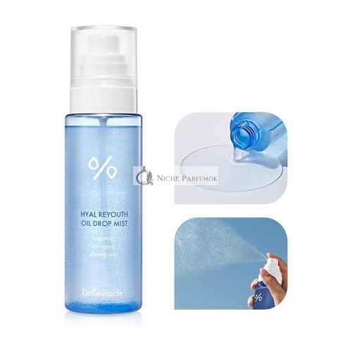 Dr.Ceuracle Hyal Reyouth Oil Drop Mist Hydrating Spray Serum for Radiant Skin Sugar Cane Extract-Plant Based Squalane Oil Anti-Aging Facial Toner Mist for Dry Sensitive Skin Hyaluron Acid 4.22 Fl.oz