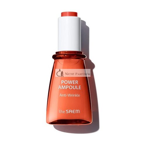 [the SAEM] Power Ampoule Anti Wrinkle Facial Serum 35ml - 8 Kinds of Peptides, Firming and Repairing, Non-Sticky Texture