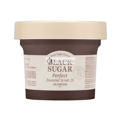 SKINFOOD Black Sugar Perfect Essential Scrub 210g/7.40oz - Pack of 2 Brand New