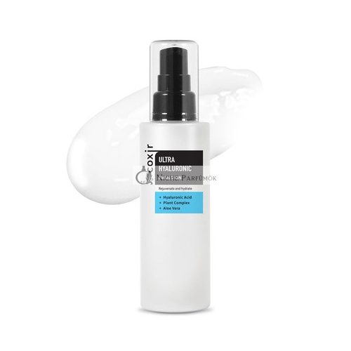 [Coxir] Ultra Hyaluronic Emulsion 100ml/3.38 fl.oz Korean Daily Face Moisturizer for Dry Dehydrated Skin Long-Lasting Hydration with Hyaluronic Acid Collagen and Plant Complex 19 Lightweight