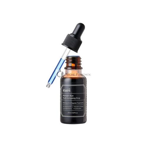 [DearKlairs] Midnight Blue Youth Activating Drop 0.67 fl oz Dual EGF Peptides Guaiazulene Adenosine Night Serum