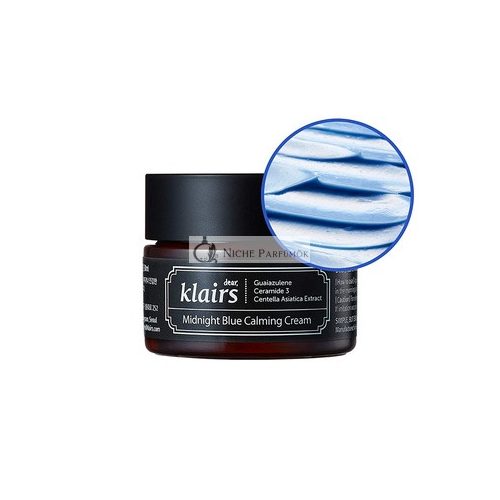 DearKlairs Midnight Blue Calming Cream for Oily Troubled and Sensitive Skin 1.01 Fl Oz