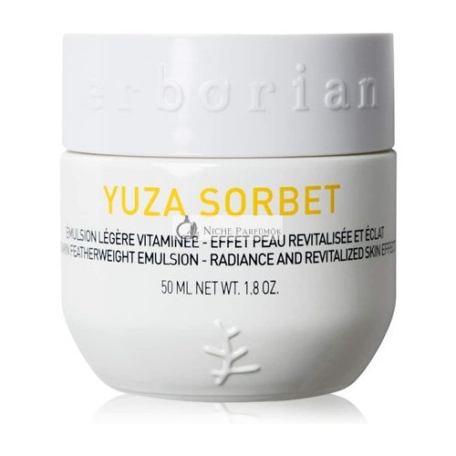 Erborian Yuza Sorbet Day Cream Nourishing and Protecting Anti-Aging Face Moisturizer 50ml White