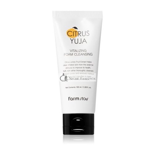 FarmStay Citrus Yuja Revitalizing Cleansing Foam 100ml - FarmStay